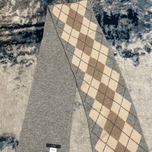 JCrew Wool Argyle Scarf